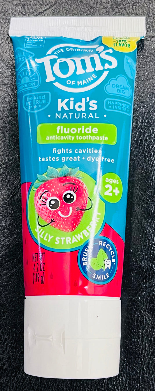 GF Tom’s Kid’s strawberry toothpaste 4.2 oz